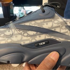 Dior B22 Sneaker in navy technical